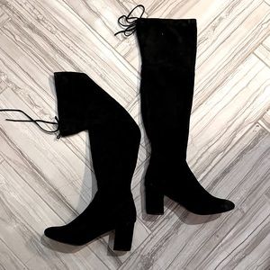 Soft black over the knee boots 💓